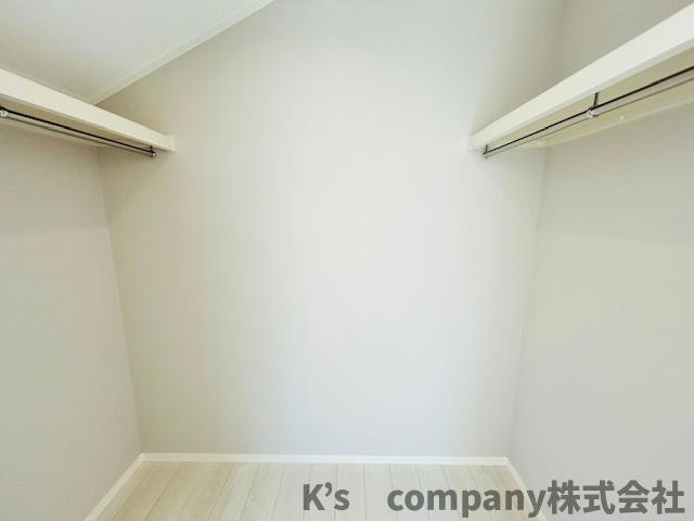 藤沢市辻堂元町2丁目　新築戸建　C棟の収納|洋室7帖のウォークインクローゼット☆