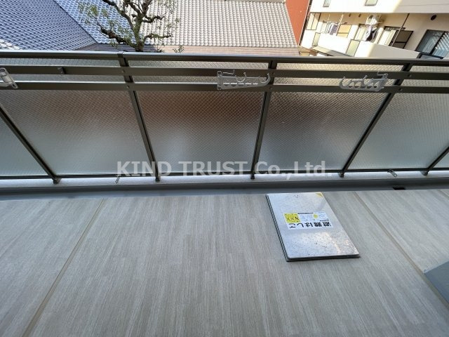 エスリード南森町ラグシスのバルコニー|陽当たり良好なバルコニーです