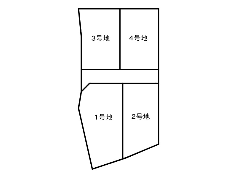 姫路市勝原区熊見/売土地の区画図