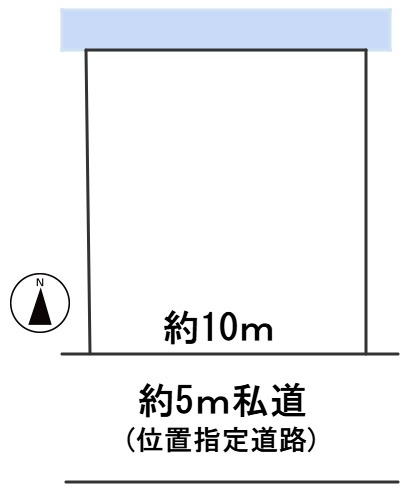 ６５５３１　岐阜市柳津町丸野土地の区画図