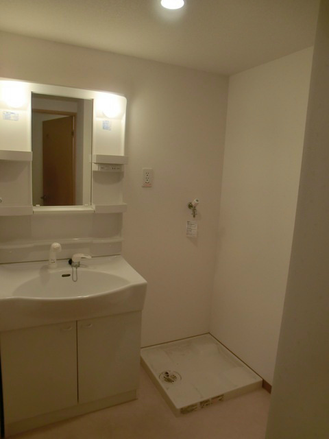 エヴァーグリーンの洗面所