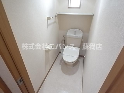 【トイレ】 | グレイスタウン蘇我D | トイレです