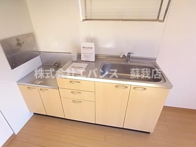 【キッチン】 | グレイスタウン蘇我D | キッチンです