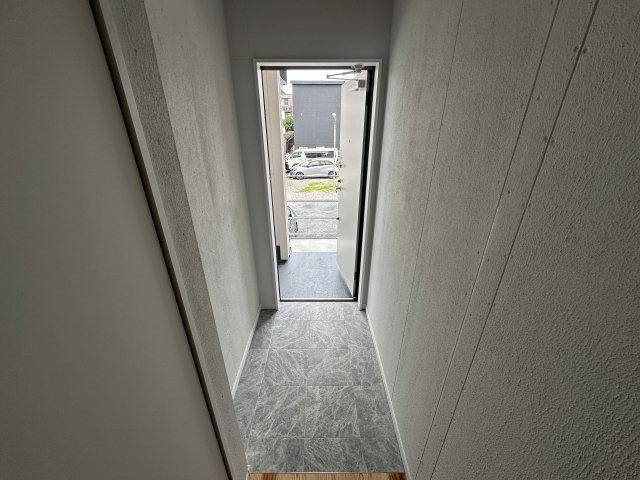 稲城市矢野口のアパートの玄関