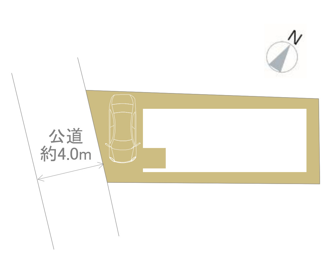 横浜市旭区鶴ヶ峰本町2丁目 新築戸建て【仲介手数料無料】の区画図