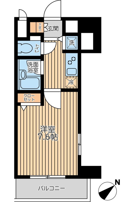 エマーレ行徳の間取り