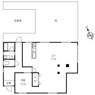 【間取り】 | 長生郡白子町剃金　平家中古戸建 | 図面と現況に相違がある場合、現況を優先致します。