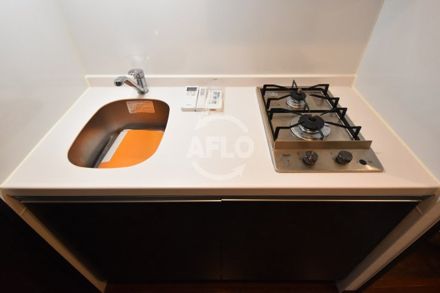 プレジオ都島本通のキッチン|プレジオ都島本通　２口ガスコンロ