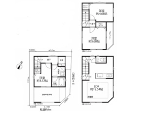 【間取り】 | 川口市本前川３丁目　新築戸建
