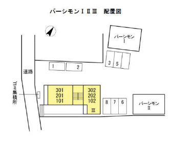 パーシモンの区画図