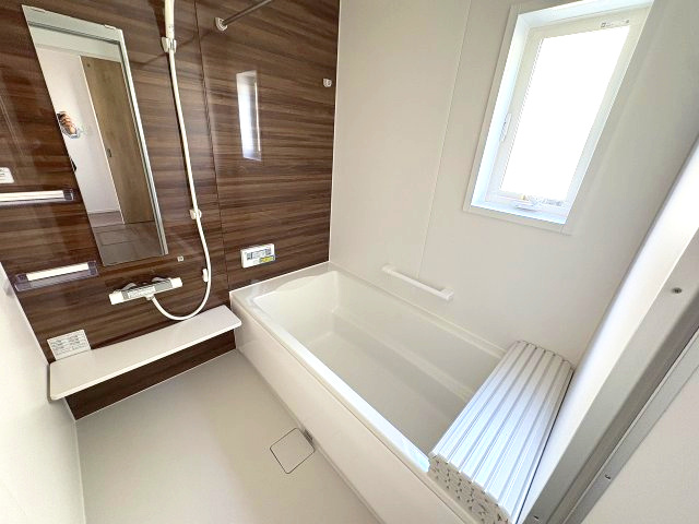【浴室】 | 大野城市第3緑ヶ丘4丁目　1号棟（全1棟）【仲介手数料無料・0円】 | 現地写真。浴室です。