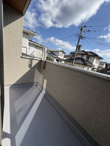 【バルコニー】 | 大野城市第3緑ヶ丘4丁目　1号棟（全1棟）【仲介手数料無料・0円】 | 現地写真。