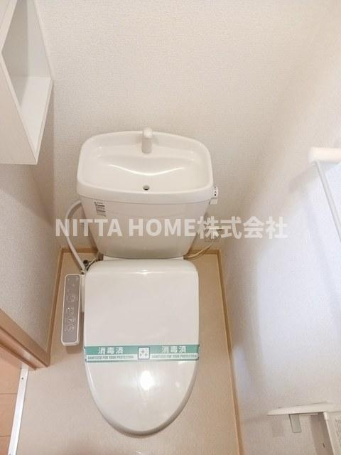 メゾン・城ノ下Ａのトイレ|ウォシュレット付きのトイレです◇