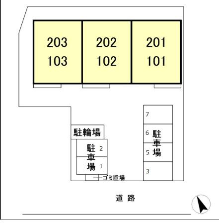 エスポワールの区画図