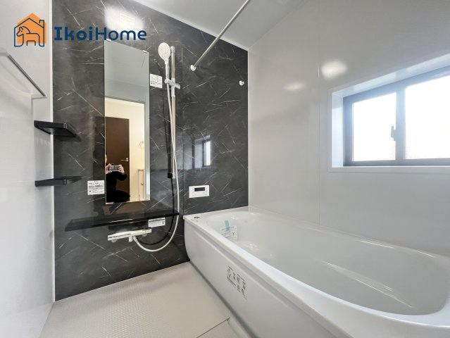 神戸市西区桜が丘西町2丁目　新築戸建ての浴室|【ホームページに現地動画掲載中】●年中無休：当日予約可●1坪タイプの広々したユニットバスになります