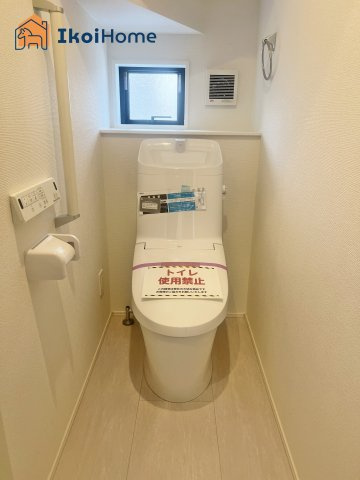 神戸市西区桜が丘西町2丁目　新築戸建てのトイレ|【ホームページに現地動画掲載中】●年中無休：当日予約可●ウォシュレット、暖房便座標準装備。