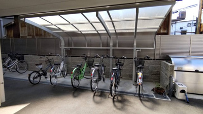 【その他共用部分】 | プレミア豊里 | 駐輪スペースも確保です