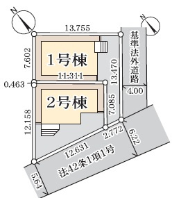 【区画図】 | 市川市宮久保1丁目