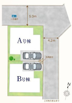 新座市栄5丁目　新築一戸建　西武池袋線　大泉学園の区画図