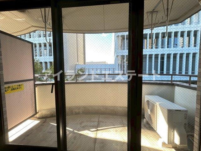 グレイスコートK　駅近　オートロック　女性限定　のバルコニー