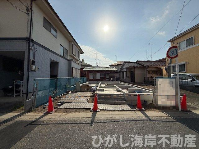 茅ヶ崎市菱沼3丁目　新築戸建の外観|12月3日撮影　建築中　現地外観