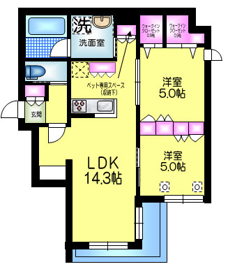 リアン八潮の間取り