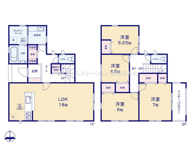 【間取り】 | アトムセレクト三山９丁目　２号棟