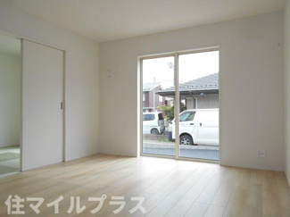 【居間・リビング】 | 郡山市城清水新築一戸建て2棟 | リビングです