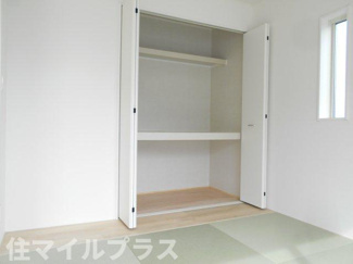 【和室】 | 郡山市城清水新築一戸建て2棟 | 和室があれば、来客や子供用のスペースとして活躍します