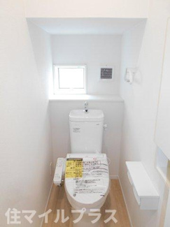 【トイレ】 | 郡山市城清水新築一戸建て2棟 | ゆったりとした空間のトイレです