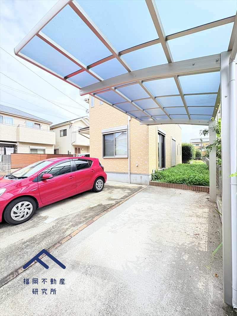 小郡市寺福童　戸建ての駐車場