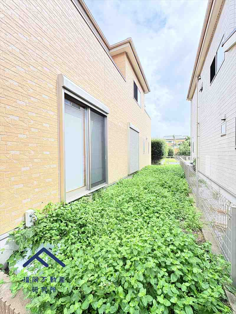 小郡市寺福童　戸建ての庭