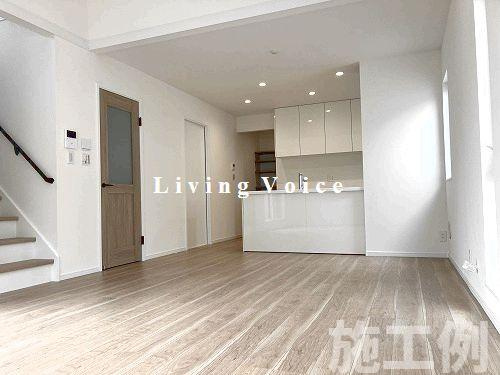 【居間・リビング】 | 【仲介手数料０円】茅ヶ崎市東海岸南4丁目　新築一戸建て　全2棟 | 茅ヶ崎市東海岸南4丁目　新築一戸建て　全2棟