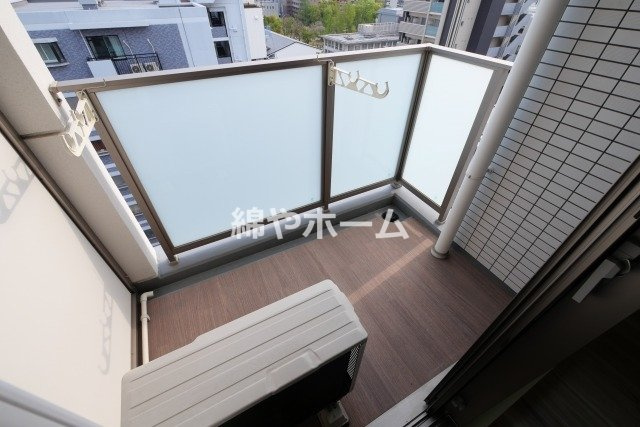 ララプレイス　玉造　オーブのバルコニー|落ち着いた時間を過ごせるバルコニーです