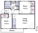 立川柏町団地１９号棟の画像