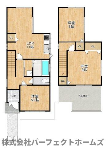 【間取り】の画像