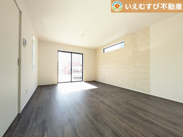 GRAFARE　行田市矢場の居間・リビング|ご家族みんながゆったりくつろげるリビング
ゆとりの空間でくつろいだり遊んだり、家族の時間が楽しみですね♪