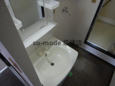 【洗面所】 | ハイツ大沢 | 脱衣スペースもあります