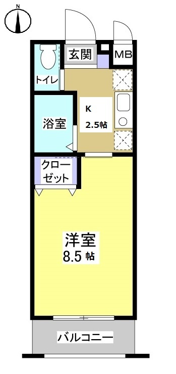 YKFieldの間取り