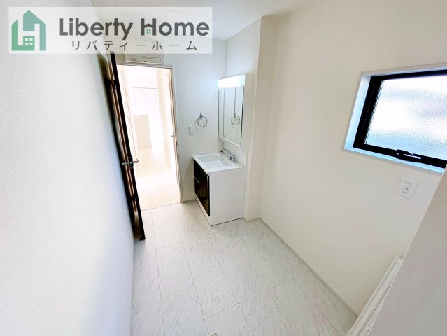 小美玉市清風台団地5期　新築戸建の脱衣所