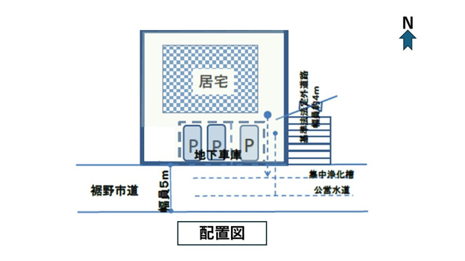 【区画図】 | 裾野市茶畑 中古住宅 XH05792 | 裾野市茶畑　配置図　リフォーム後