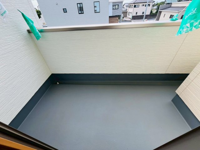 第1期のバルコニー|〇3号棟　バルコニー〇
太陽の光が気持ちいいバルコニー！
2025年10月撮影