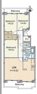  | 【ダイアパレス東白壁B棟】✨️仲介手数料無料✨️東白壁小学校・冨士中学校