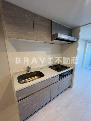 シスネ難波宮 BRAVI不動産のキッチン