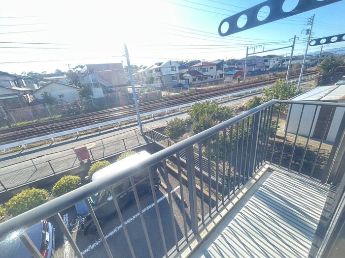 ヴァンテ　Ⅲのバルコニー