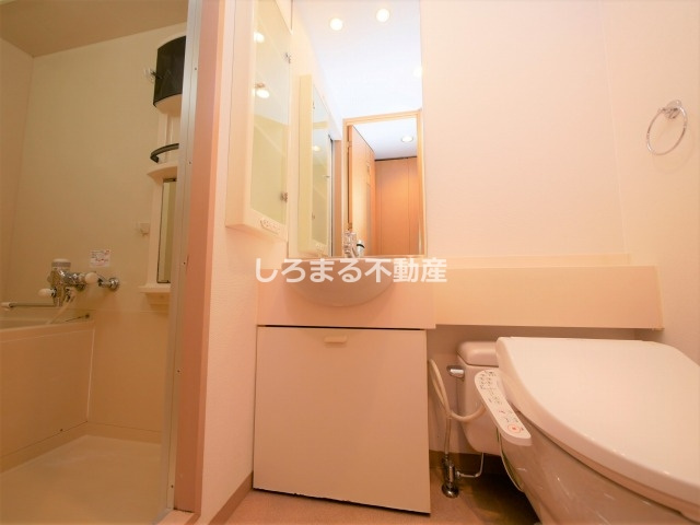 レジディア天神橋の洗面所