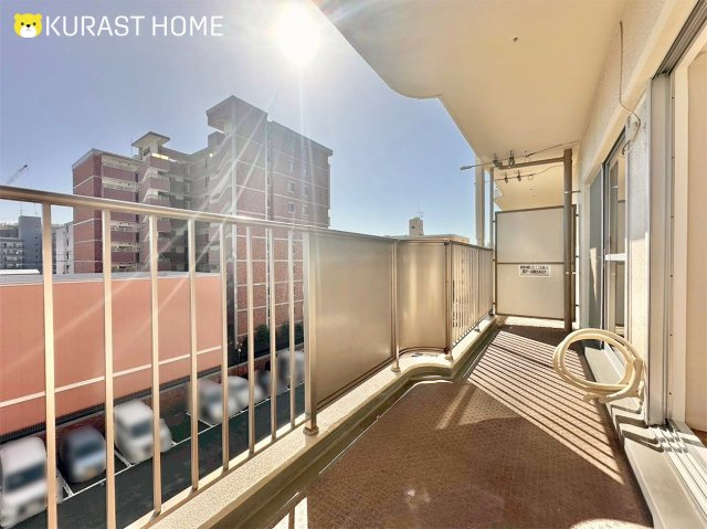 マンハイム五条　4階のバルコニー