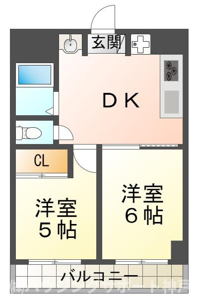 パセイオサンコーの間取り
