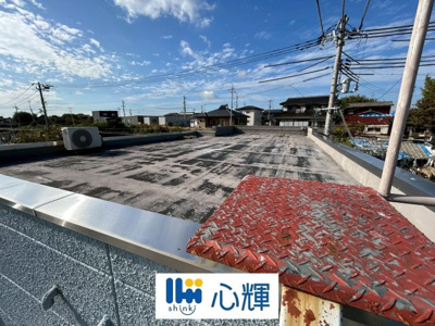 【バルコニー】 | 宇部市岬町三丁目中古住宅／2階建（1F居宅・2F事務所）