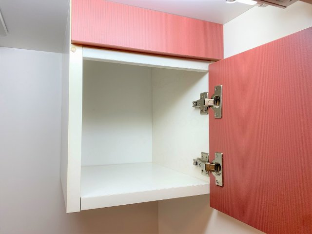 レオパレスみやびのキッチン|キッチン棚